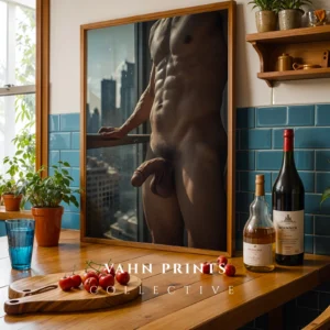 Curated Decor Male Body Photography Wall Art Printable Poster
