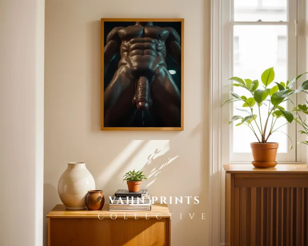 Modern Poster Man Form Photography Wall Art Digital