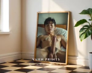 Neutral Interior Guy Physique Photography Wall Art Printable