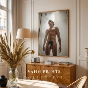 Studio Man Figure Photography Wall Art Print