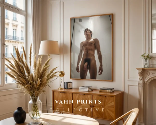 Studio Man Figure Photography Wall Art Print