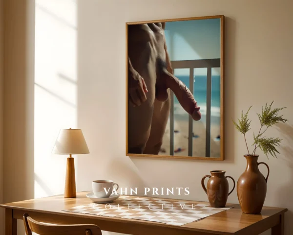 Clean Aesthetic Male Form Photography Wall Art Digital