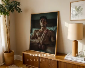 Stylish Guy Physique Photography Wall Art Printable