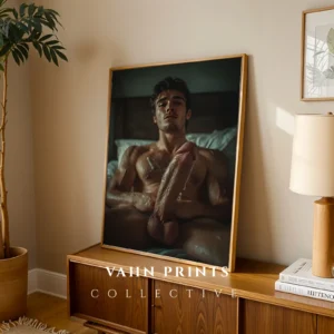 Stylish Guy Physique Photography Wall Art Printable