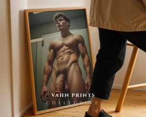 Fine Detail Male Figure Photography Wall Art Print