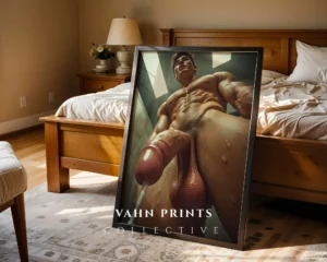 P592c_m1 Minimal Decor Man Body Photography Wall Art Printable Poster