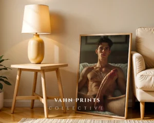 Male Body Studio Photography Wall Art Printable Poster