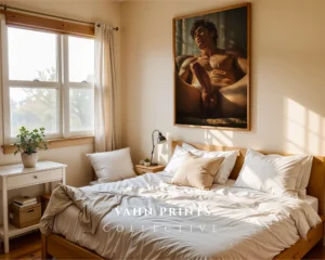 P605c_m1 Gallery Style Man Form Photography Wall Art Digital