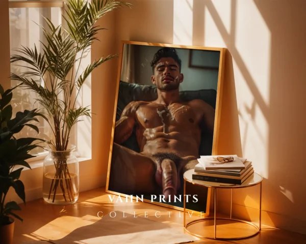 Neutral Tone Guy Figure Photography Wall Art Printable