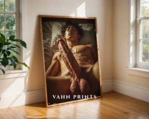 Moody Male Body Photography Wall Art Print Poster
