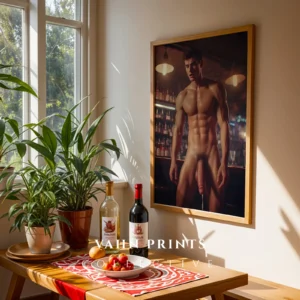 Elegant Man Physique Photography Wall Art Digital Download
