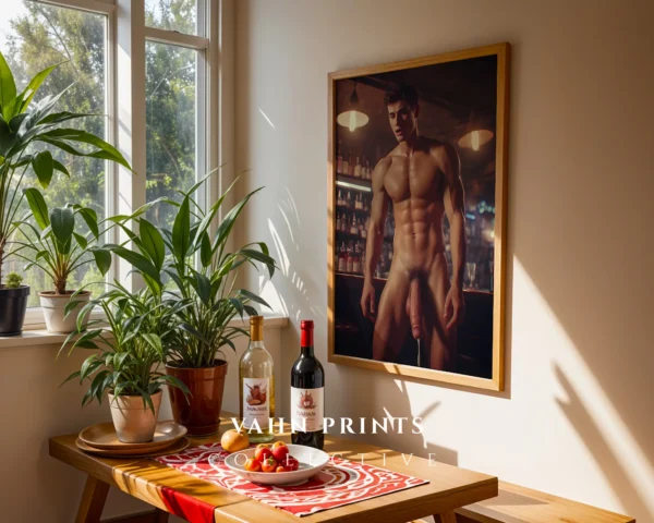 Elegant Man Physique Photography Wall Art Digital Download