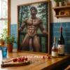 Timeless Male Figure Photography Wall Art Print Decor