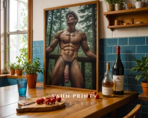 Timeless Male Figure Photography Wall Art Print Decor