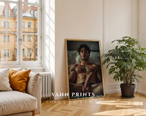 P622c_m1 Minimal Wall Male Physique Photography Wall Art Digital Download