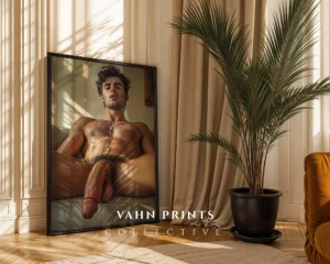 Refined Man Figure Photography Wall Art Printable Poster