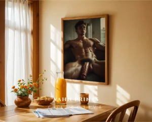 Curated Interior Male Form Photography Wall Art Printable