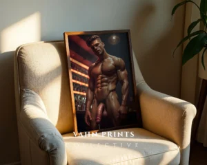 P628c_m1 Modern Gallery Male Body Photography Wall Art Digital