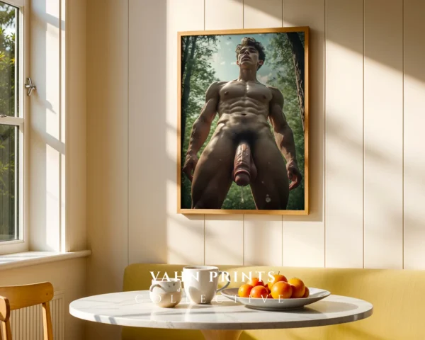 Neutral Wall Man Form Photography Wall Art Printable