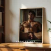 Elegant Man Physique Photography Wall Art Print Poster