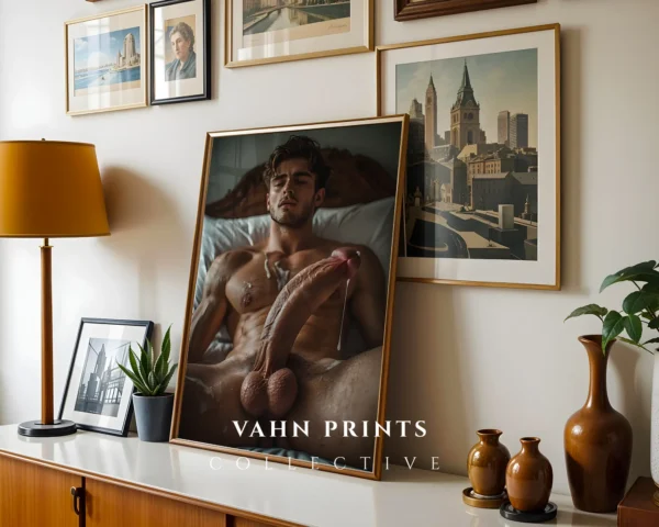 Refined Male Body Photography Wall Art Print Digital