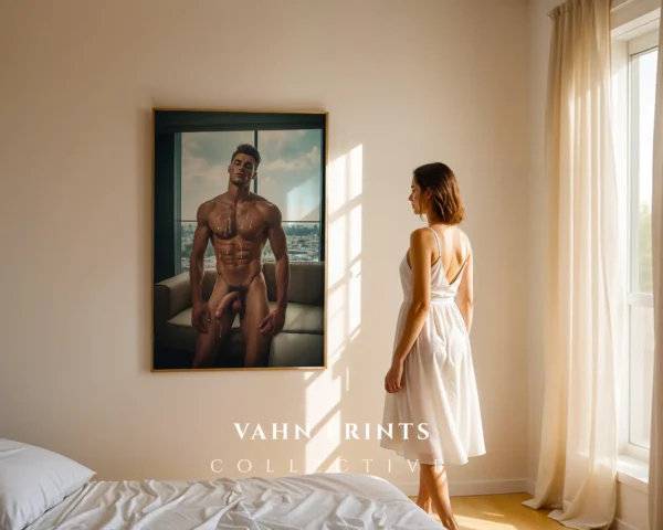 Expressive Man Body Photography Wall Art Print Poster