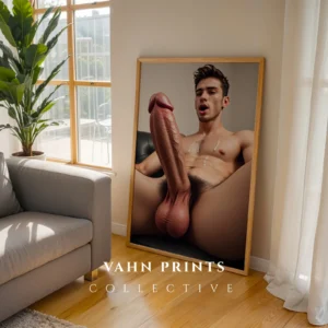 Modern Interior Male Body Photography Wall Art Print Poster