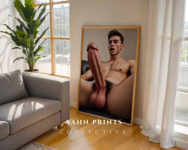 Modern Interior Male Body Photography Wall Art Print Poster