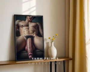 Modern Poster Guy Body Photography Wall Art Digital