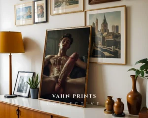 Fine Art Man Physique Photography Wall Art Print Digital