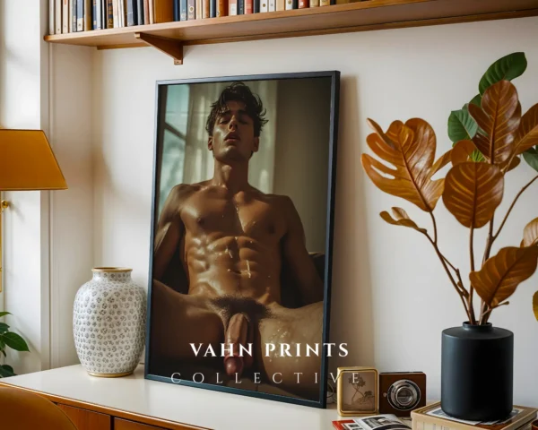 Neutral Interior Male Body Photography Wall Art Digital Download