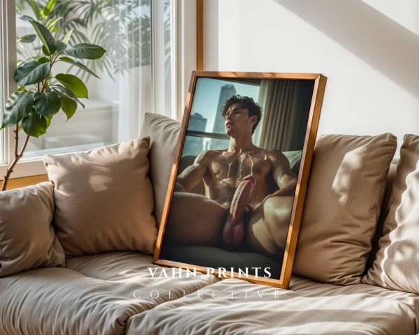 Minimal Decor Guy Physique Photography Wall Art Print Poster