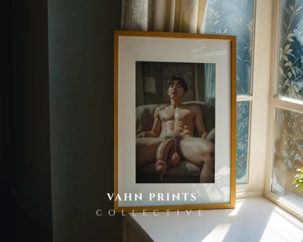 Soft Focus Guy Body Photography Wall Art Print Poster