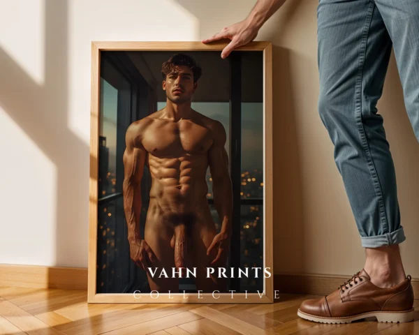 Minimalist Guy Figure Photography Wall Art Printable Poster