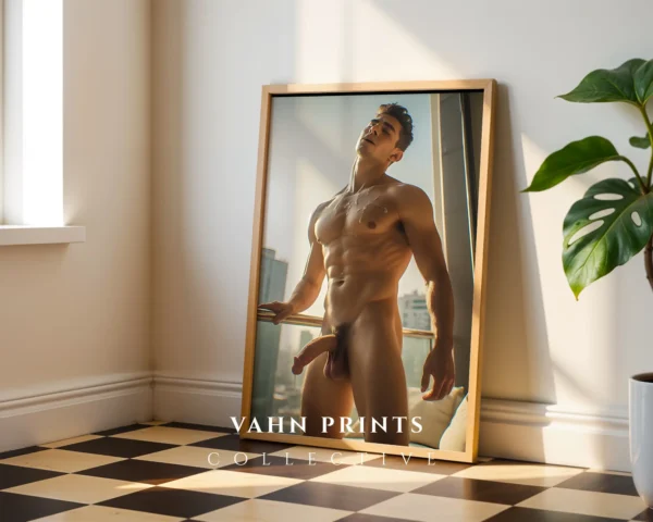 Elegant Man Form Photography Wall Art Printable Poster