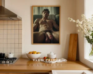 Neutral Tone Male Figure Photography Wall Art Printable