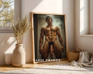 Refined Male Physique Photography Wall Art Digital Download