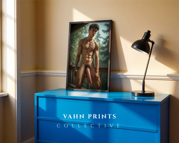 Curated Decor Man Physique Photography Wall Art Digital