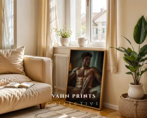 P688c_m1 Minimal Wall Male Body Photography Wall Art Printable