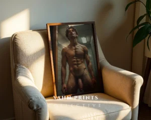 P693c_m1 Minimalist Guy Physique Wall Art Photography Printable Poster Digital Download