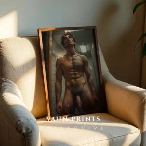 Minimalist Guy Physique Wall Art Photography Printable Poster Digital Download