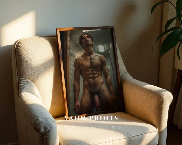 Minimalist Guy Physique Wall Art Photography Printable Poster Digital Download