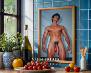 Soft Light Male Figure Wall Art Photography Print Digital