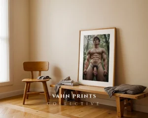 Timeless Man Physique Wall Art Photography Printable Poster