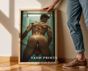 P705c_m1 Minimal Handsome Man Photography Print