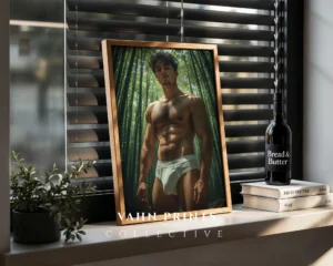 P708c_m1 Modern Handsome Male Wall Poster