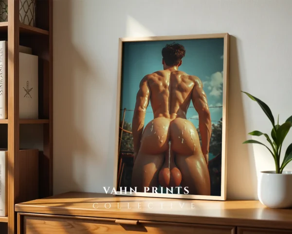 Attractive Masculine Photography Poster