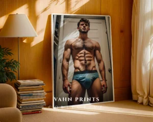 P736c_m1 Modern Handsome Man Photo Decor