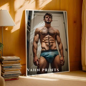 Modern Handsome Man Photo Decor