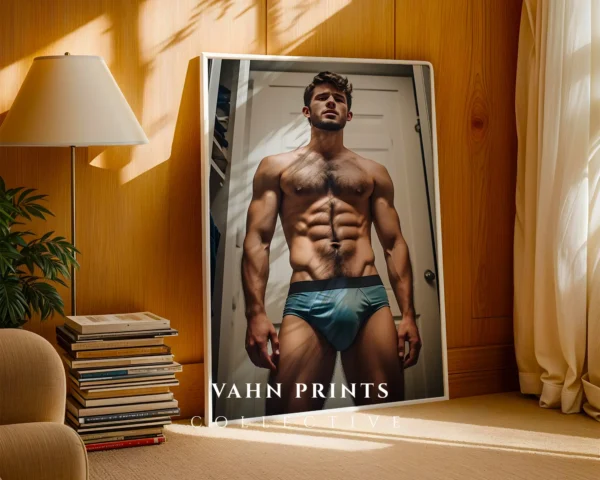 Modern Handsome Man Photo Decor